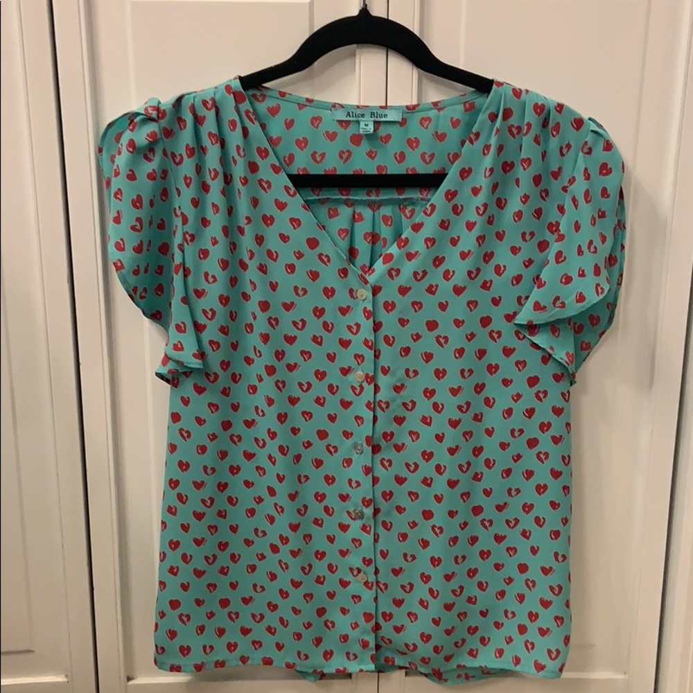 ❤️Short Sleeve Ruffle Blouse